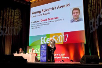 David Salamon from CEITEC BUT received the ECerS Young Scientists Award