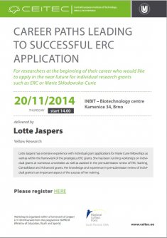 Workshop: Career Paths Leading to Successful ERC Application