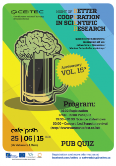 ANNIVERSARY Night of Better coopEration in sciEntific Research - vol. 15