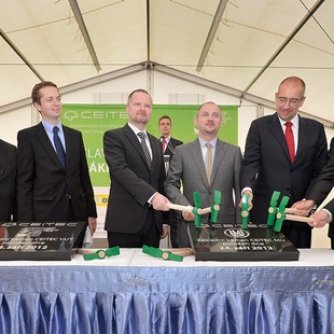 Ceremonial laying of the foundation stones of CEITEC