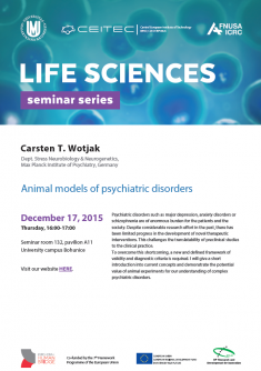 Life Sciences Seminar Series - Carsten T. Wotjak