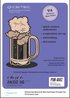 Night of Better Cooperation in Scientific Research (V4 Science Beer Night) unor