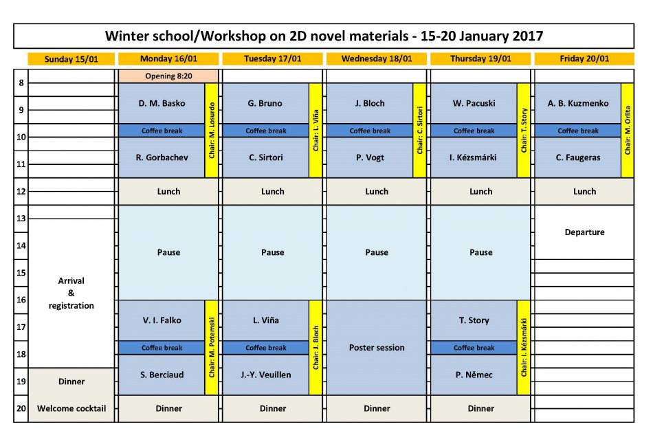 winter school programme